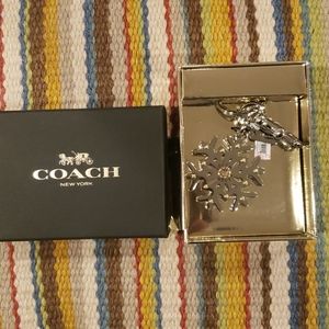 BNIB Snowflake key chain/bag charm